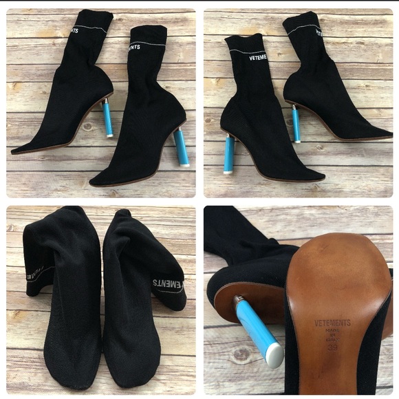 Vetements lighter heel sock boots, size 39 - Picture 5 of 8